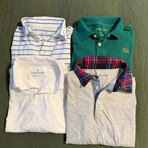 4 Boys Crewcuts Polo Shirt Collection - size  8-9 / Medium